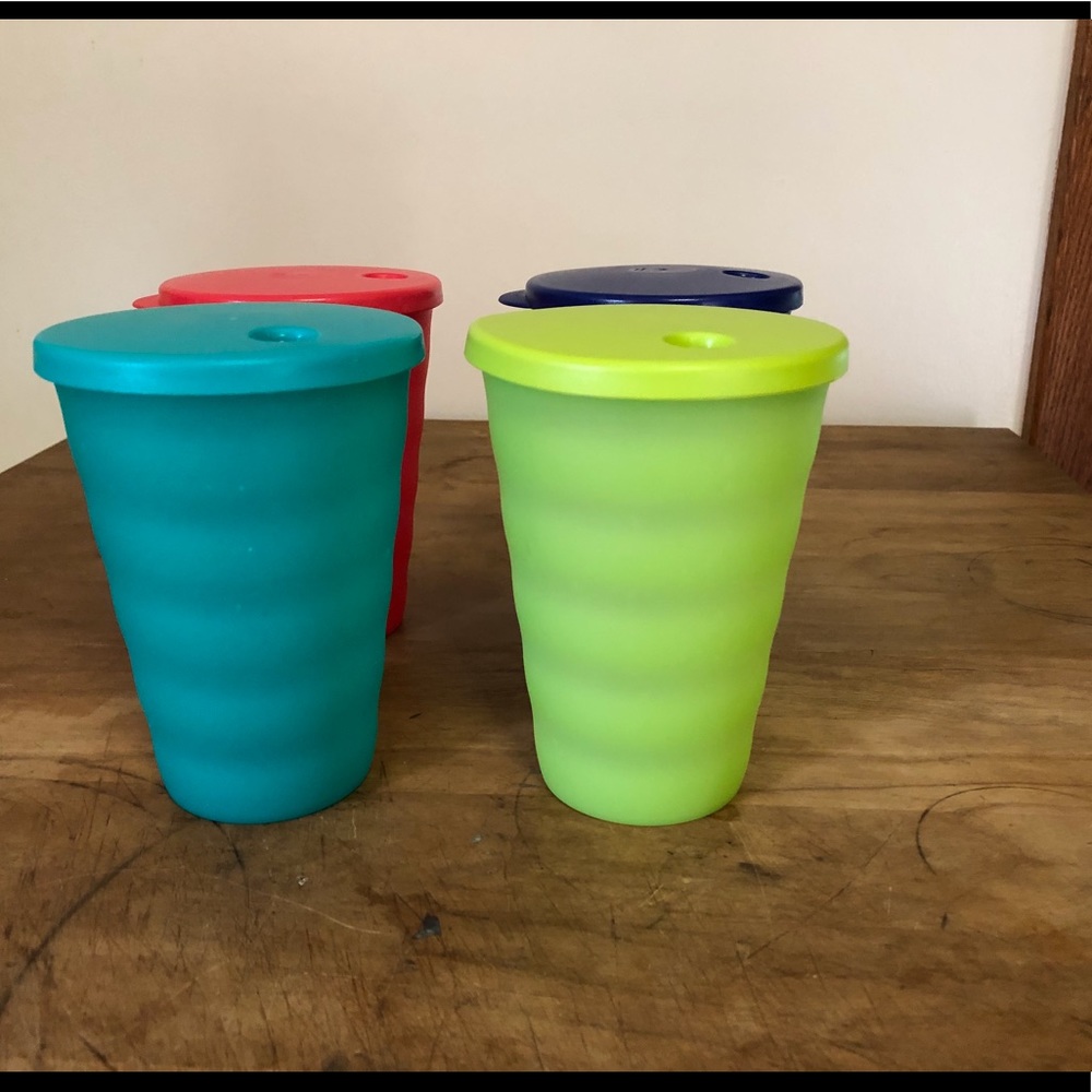 Tupperware impressions tumblers set of 4